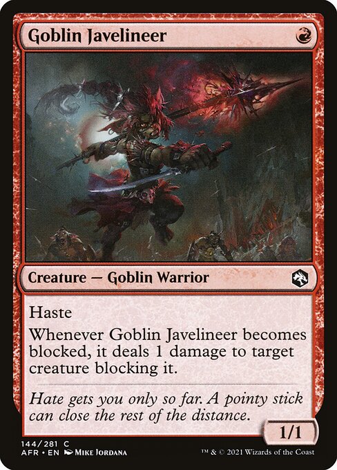 Goblin Javelineer - Adventures in the Forgotten Realms Common Card