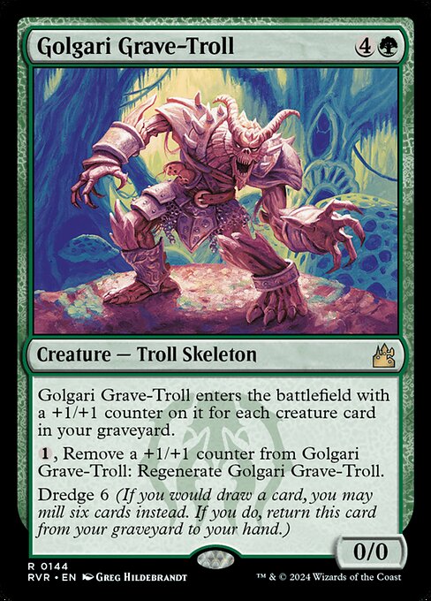 Golgari Grave-Troll - Ravnica Remastered Rare Card