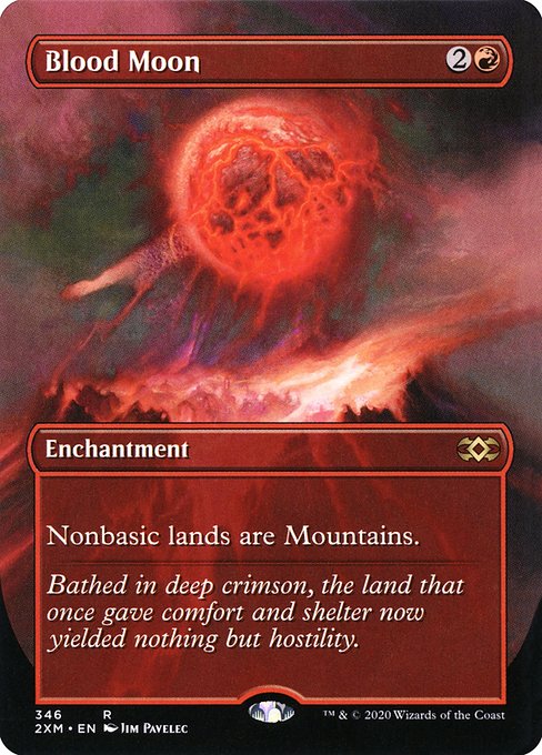 Blood Moon - Double Masters Rare Card