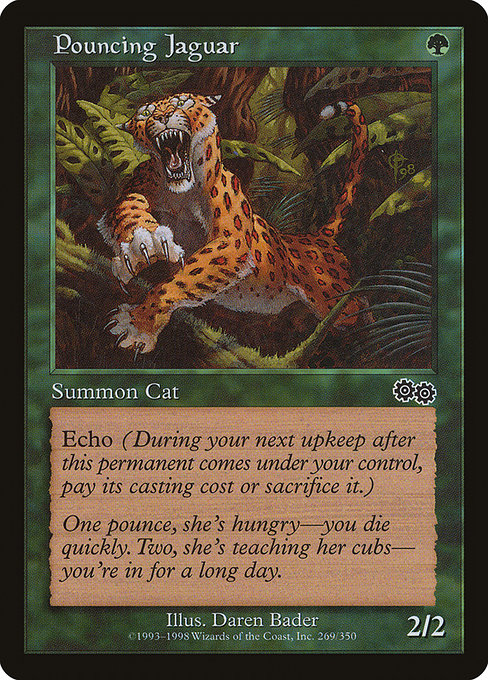Pouncing Jaguar - Urza's Saga Common Card