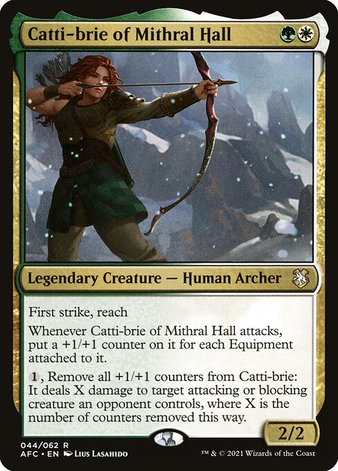 Catti-brie of Mithral Hall - Forgotten Realms Commander Rare Card
