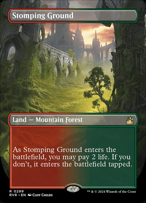 Stomping Ground - Ravnica Remastered Rare Card