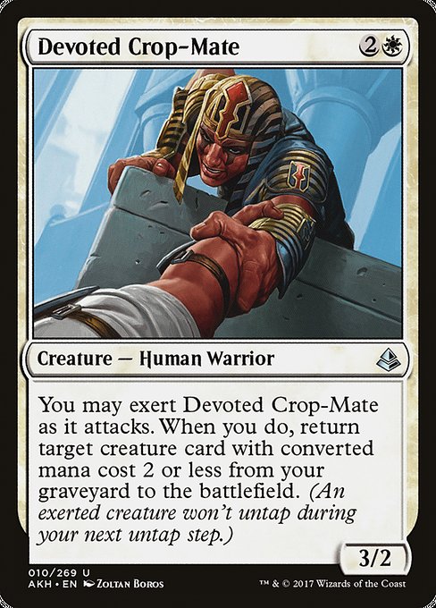 Devoted Crop-Mate - Amonkhet Uncommon Card