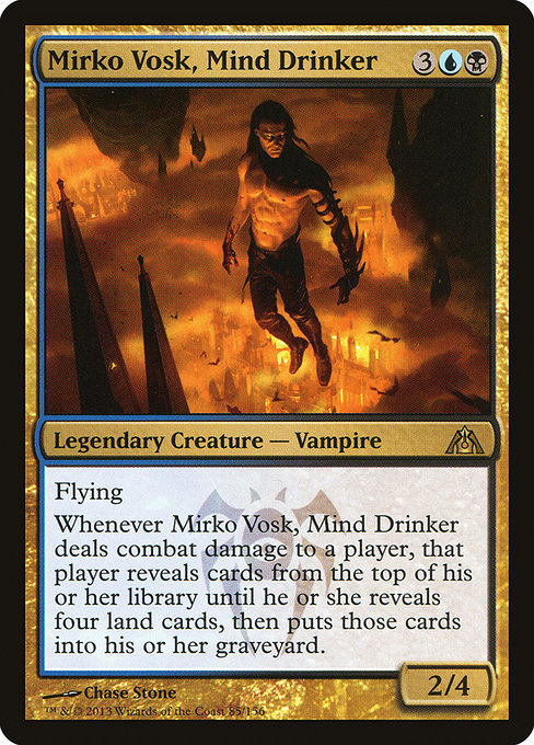 Mirko Vosk, Mind Drinker - Dragon's Maze Rare Card