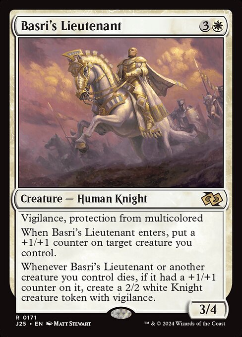 Basri's Lieutenant - Foundations Jumpstart Rare Card