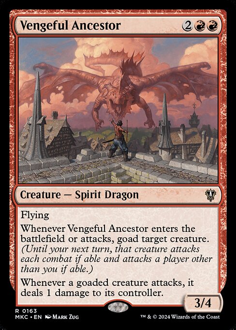 Vengeful Ancestor - Murders at Karlov Manor Commander Rare Card
