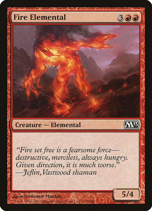 Fire Elemental - Magic 2013 Common Card