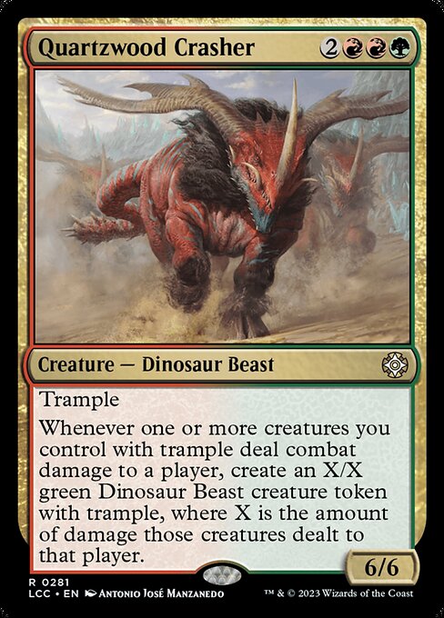 Quartzwood Crasher - The Lost Caverns of Ixalan Commander Rare Card