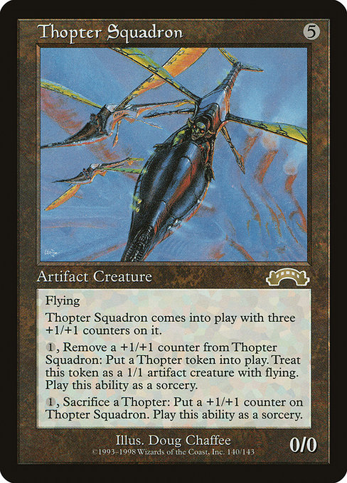 Thopter Squadron - Exodus Rare Card