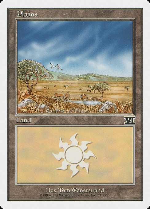 Plains - Classic Sixth Edition Common Card