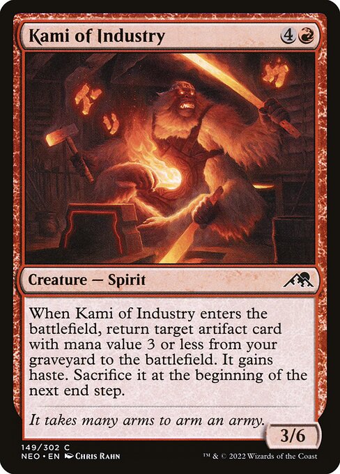 Kami of Industry - Kamigawa: Neon Dynasty Common Card
