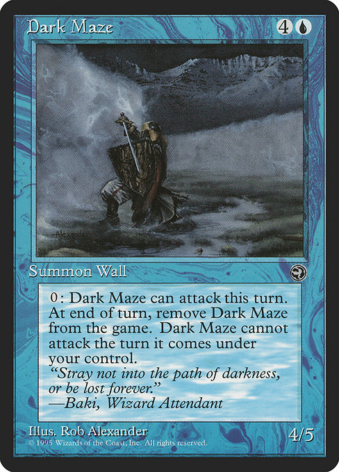 Dark Maze - Homelands Common Card