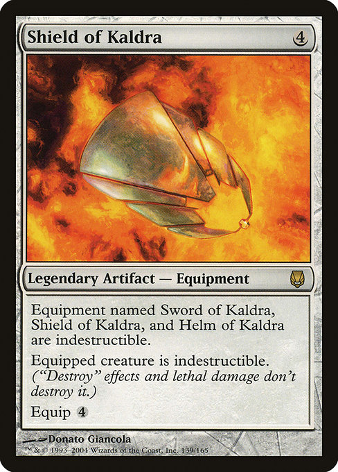 Shield of Kaldra - Darksteel Rare Card