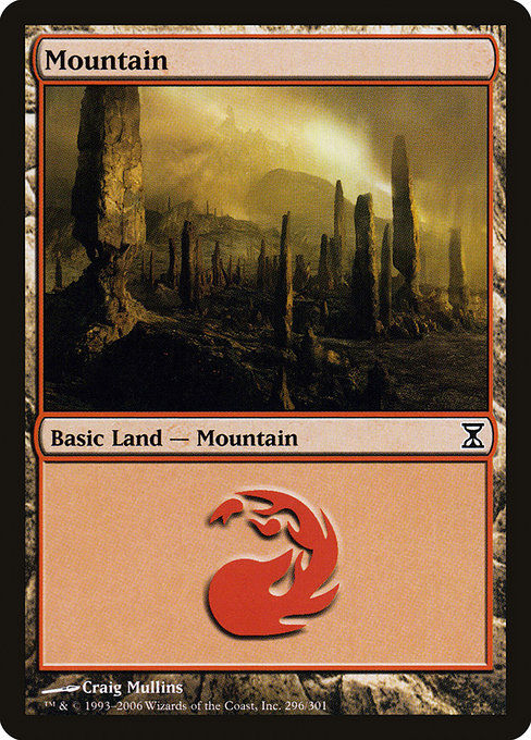 Mountain - Time Spiral Common Card