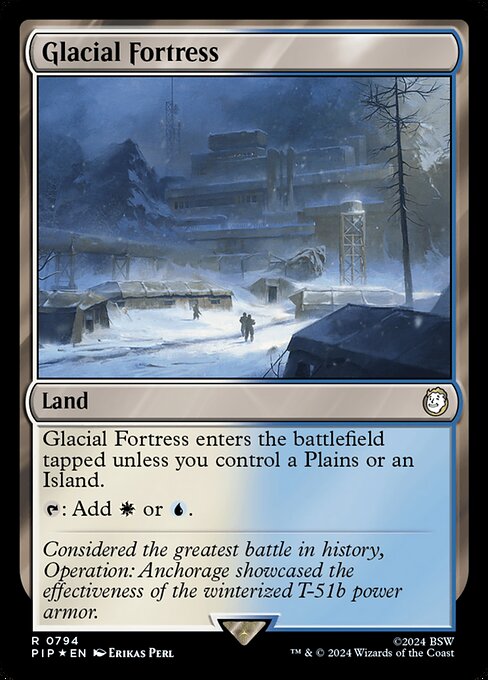 Glacial Fortress - Fallout Rare Card