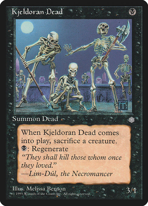Kjeldoran Dead - Ice Age Common Card