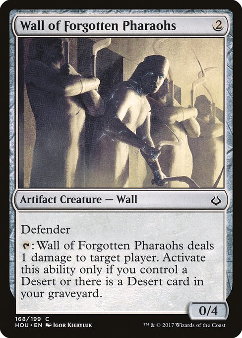 Wall of Forgotten Pharaohs - Hour of Devastation Common Card