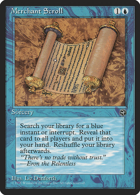 Merchant Scroll - Homelands Common Card