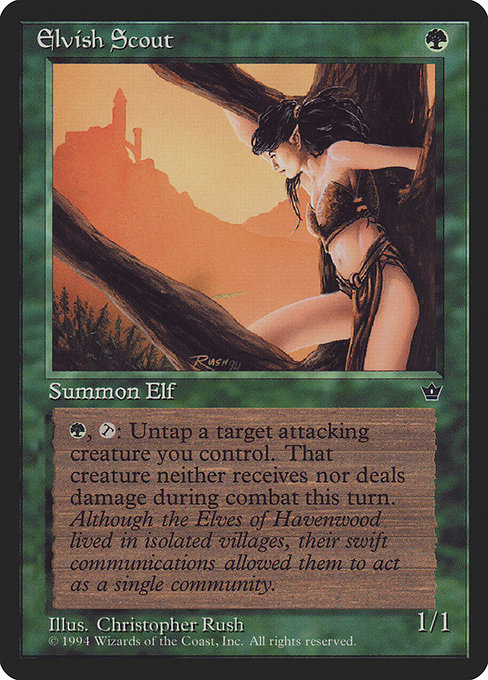 Elvish Scout - Fallen Empires Common Card