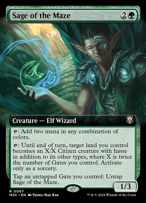 Sage of the Maze - Modern Horizons 3 Commander Rare Card