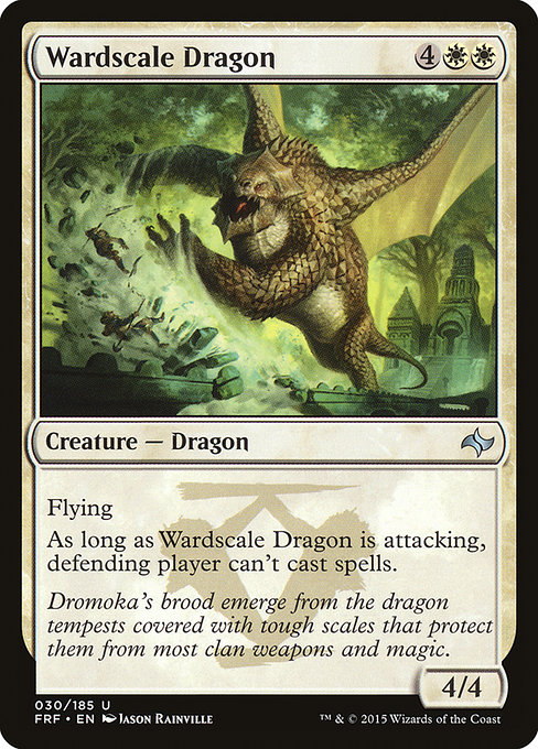 Wardscale Dragon - Fate Reforged Uncommon Card