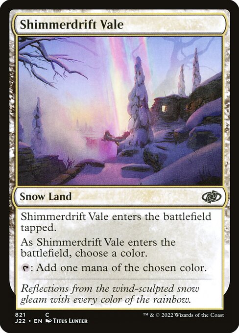 Shimmerdrift Vale - Jumpstart 2022 Common Card