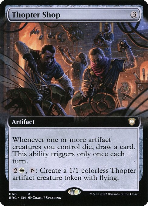 Thopter Shop - The Brothers' War Commander Rare Card
