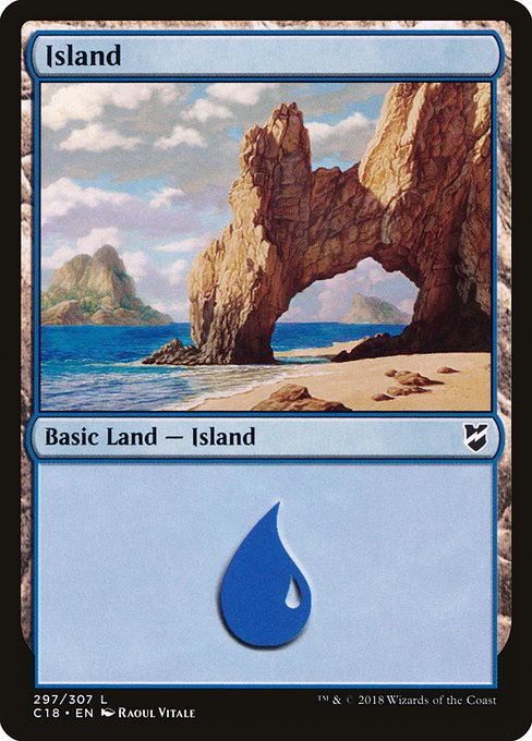 Island - Commander 2018 Common Card