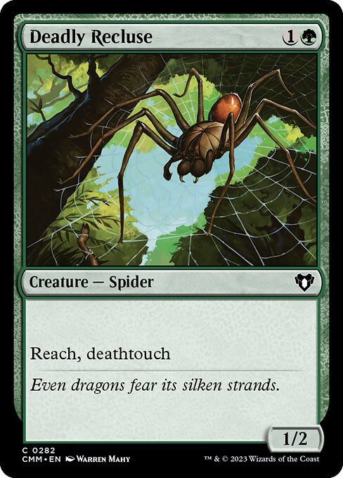 Deadly Recluse - Commander Masters Common Card