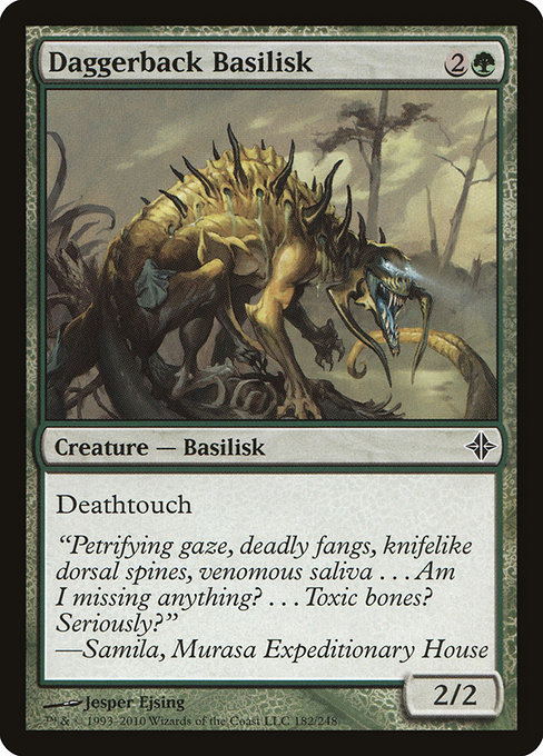Daggerback Basilisk - Rise of the Eldrazi Common Card