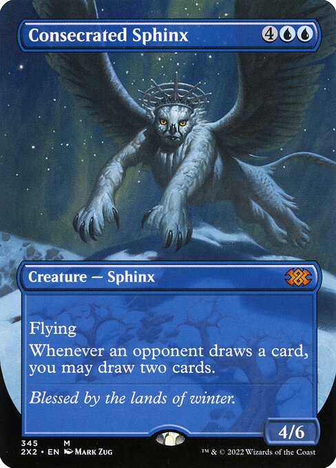 Consecrated Sphinx - Double Masters 2022 Mythic Card