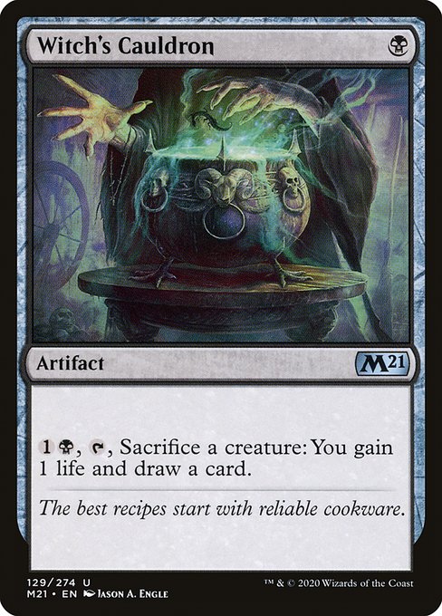 Witch's Cauldron - Core Set 2021 Uncommon Card