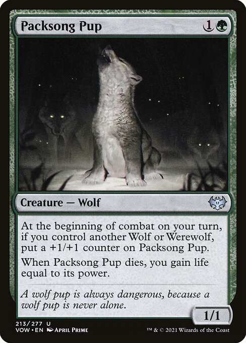 Packsong Pup - Innistrad: Crimson Vow Uncommon Card