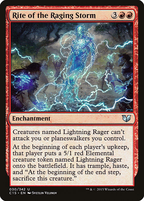 Rite of the Raging Storm - Commander 2015 Uncommon Card