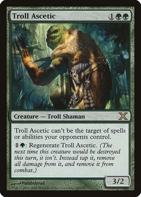 Troll Ascetic - Tenth Edition Rare Card