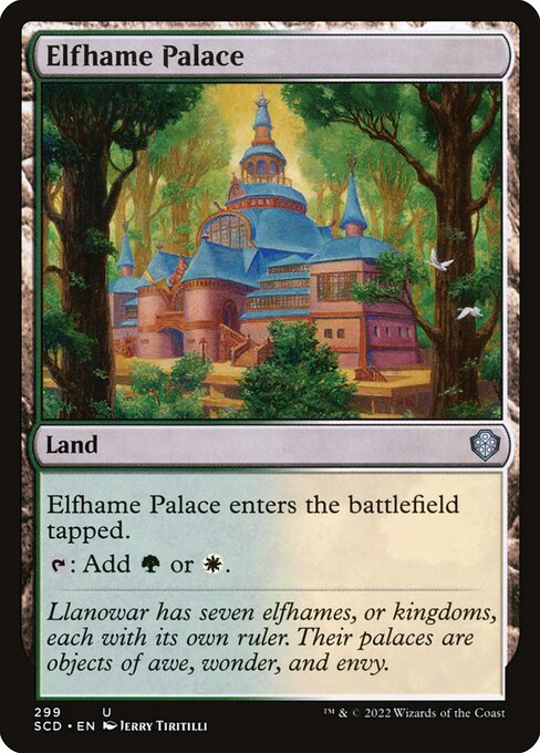 Elfhame Palace - Starter Commander Decks Uncommon Card