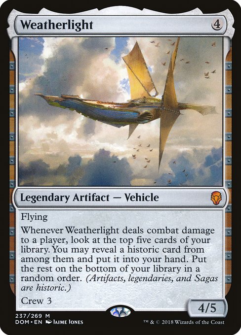 Weatherlight - Dominaria Mythic Card