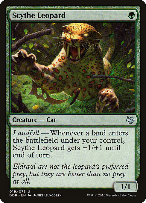 Scythe Leopard - Duel Decks: Nissa vs. Ob Nixilis Uncommon Card