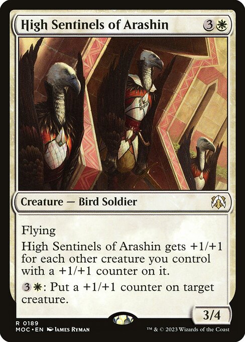 High Sentinels of Arashin - March of the Machine Commander Rare Card