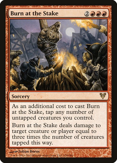 Burn at the Stake - Avacyn Restored Rare Card