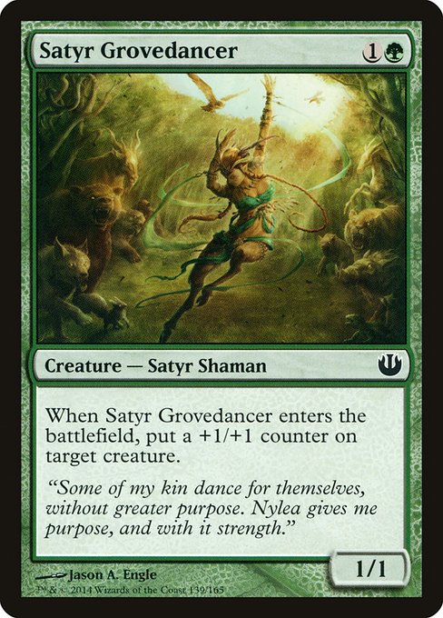 Satyr Grovedancer - Journey into Nyx Common Card