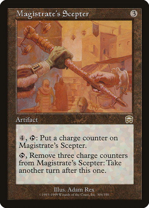Magistrate's Scepter - Mercadian Masques Rare Card