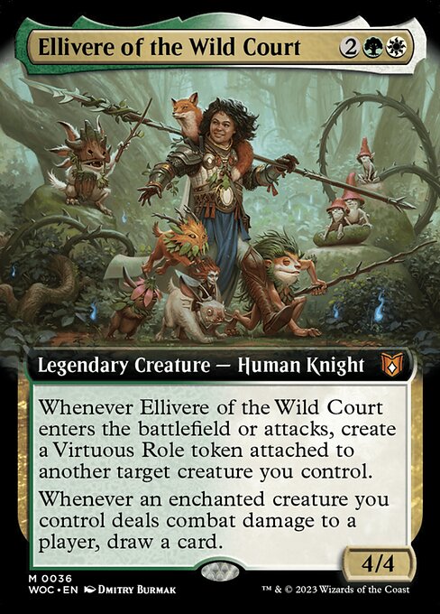 Ellivere of the Wild Court - Wilds of Eldraine Commander Mythic Card