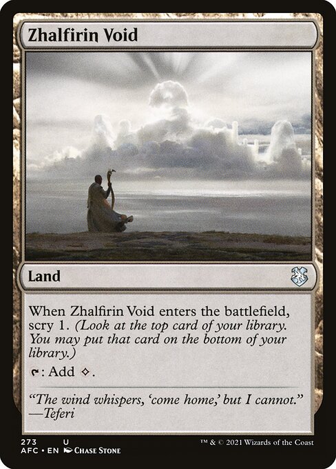 Zhalfirin Void - Forgotten Realms Commander Uncommon Card