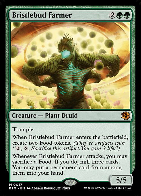 Bristlebud Farmer - The Big Score Mythic Card