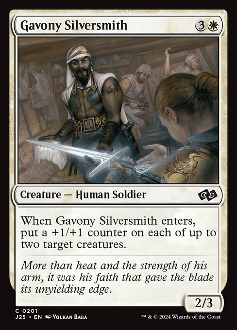 Gavony Silversmith - Foundations Jumpstart Common Card