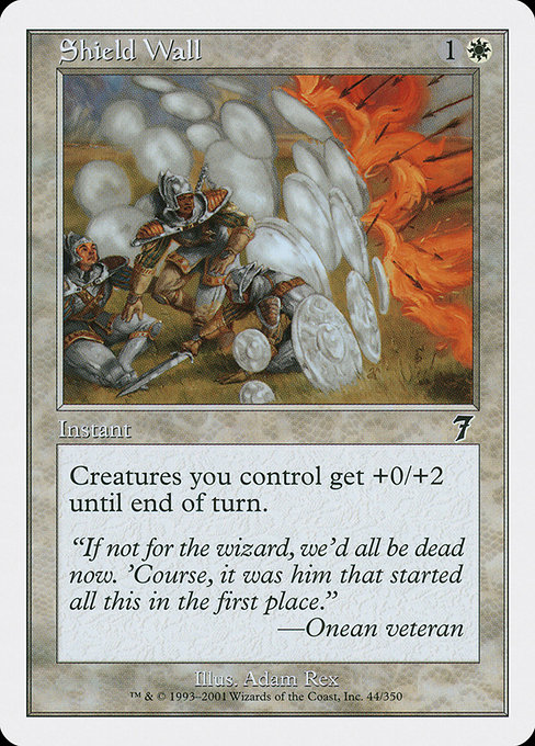 Shield Wall - Seventh Edition Common Card