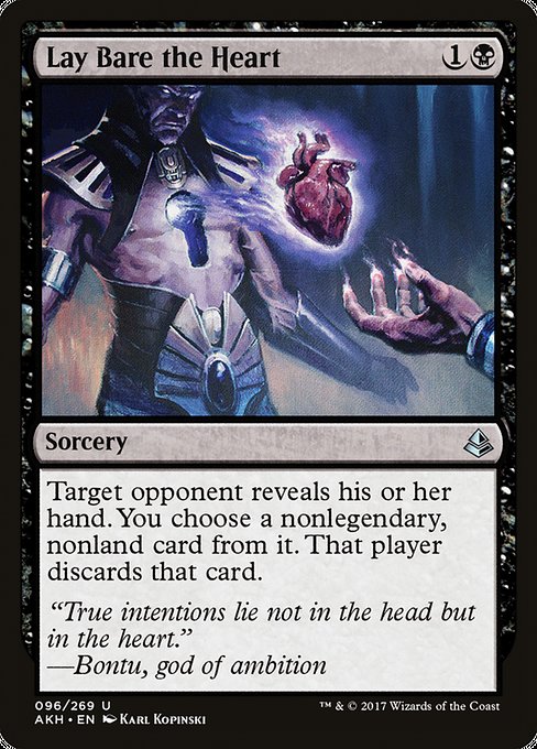 Lay Bare the Heart - Amonkhet Uncommon Card