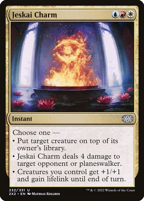 Jeskai Charm - Double Masters 2022 Uncommon Card