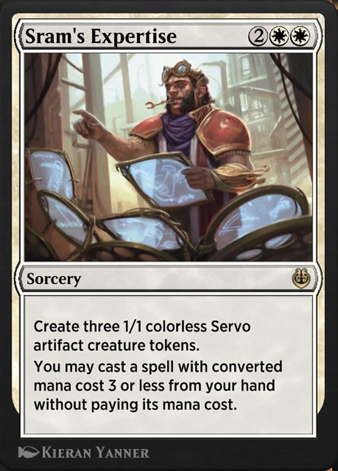 Sram's Expertise - Kaladesh Remastered Rare Card